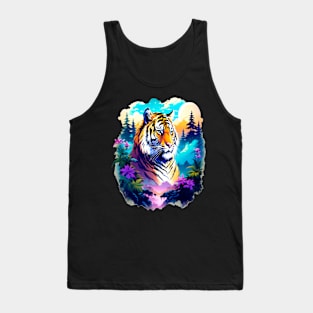 Tiger in the Mountains and Forests Tank Top